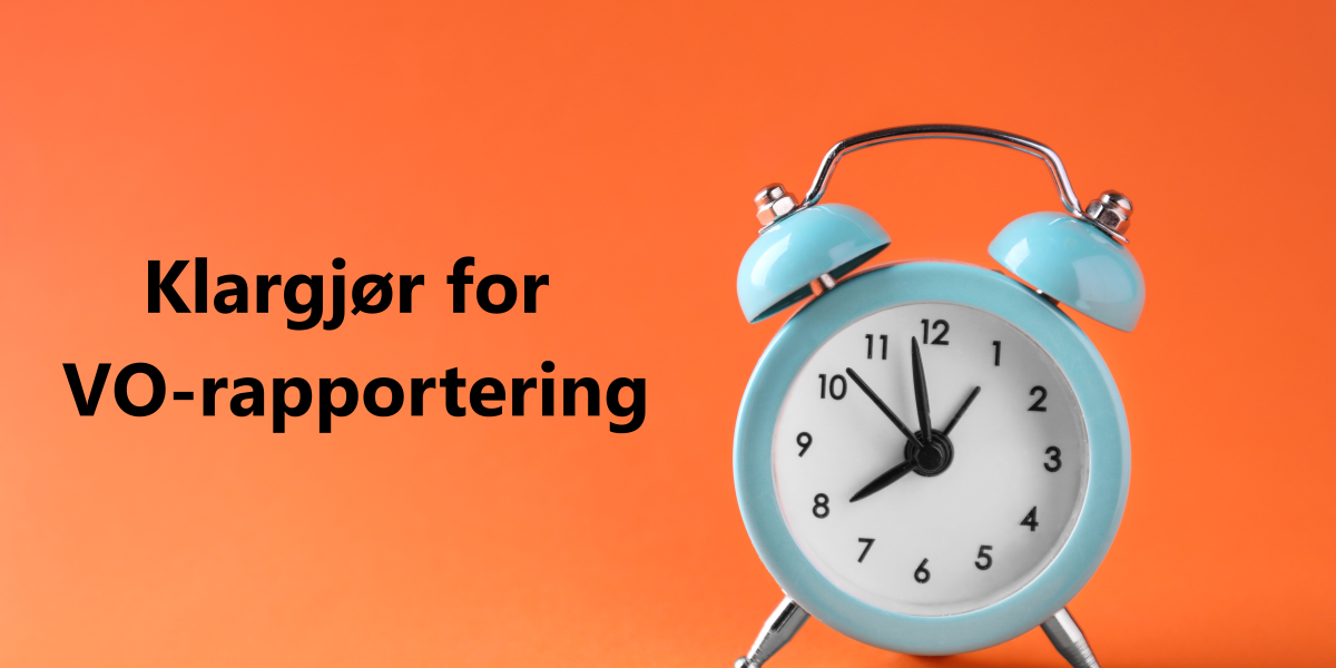 VO-rapportering i Styreportalen!